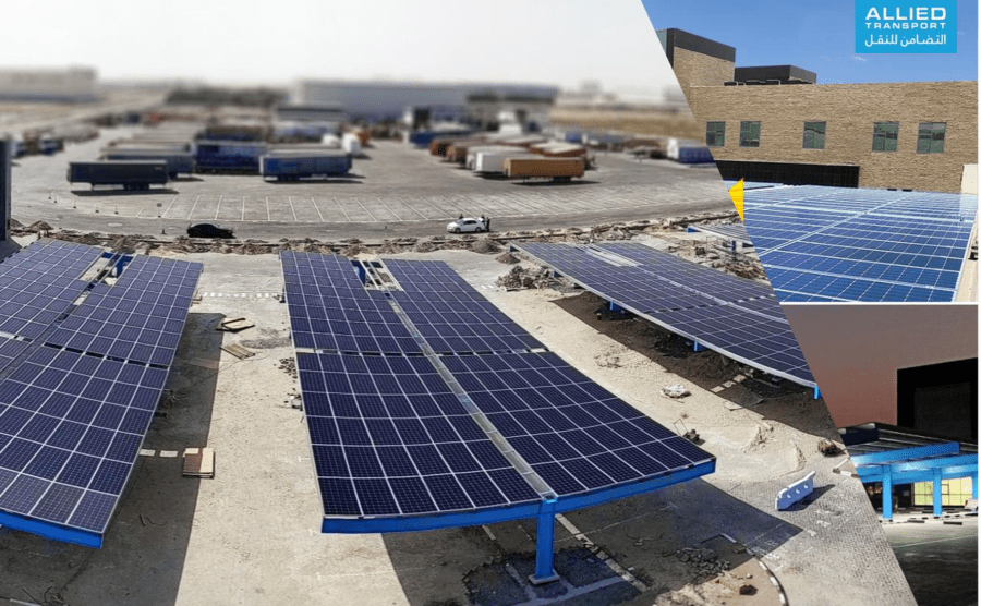 651 kWp Grid Tied, Car Port Solar Project for Allied Transport Company