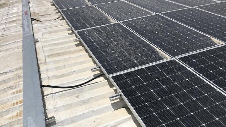 913 kWp Grid Tied, Roof Mounted Solar Project for Freight Complexes