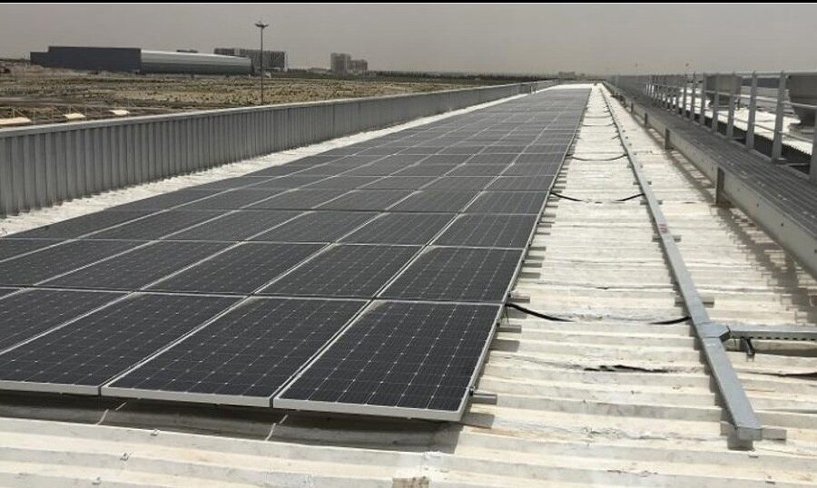 913 kWp Grid Tied, Roof Mounted Solar Project for Freight Complexes